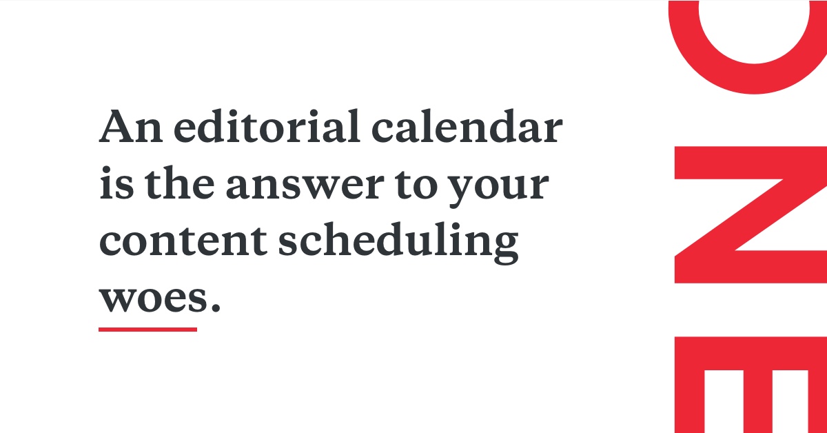 Editorial Calendars The Project Manager of Content Strategy Forum One